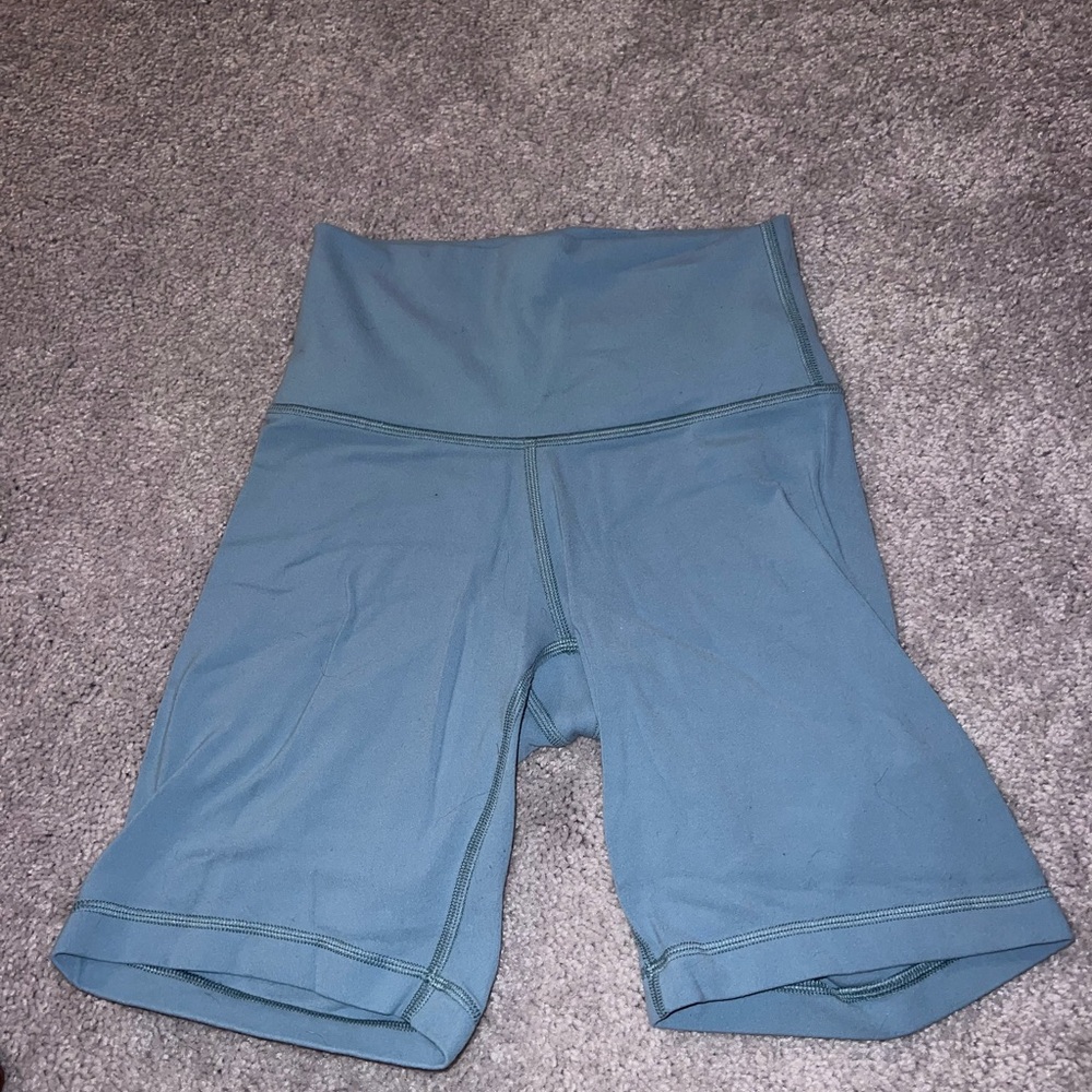 Women's blue biker shorts